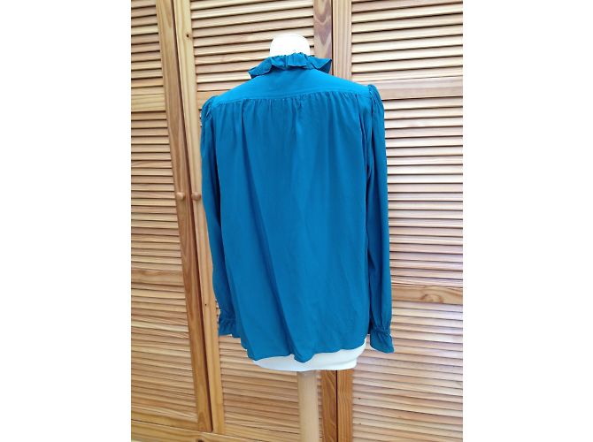 Yves Saint Laurent Blusa de seda - vista 3