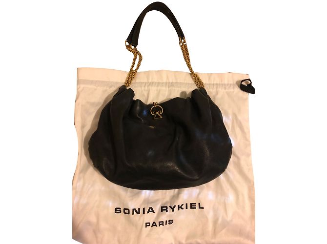 Borsa a mano Sonia Rykiel in pelle nera Nero - vista 2