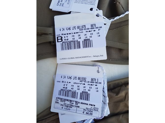 La Perla Zweiteiliger Badeanzug Beige Polyamid Größe 46 - Ansicht 4