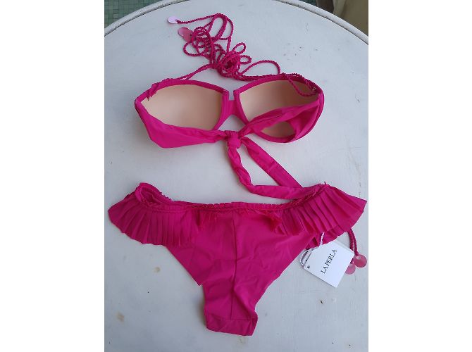 La Perla Badeanzug Rot Polyester Größe 44 - Ansicht 2