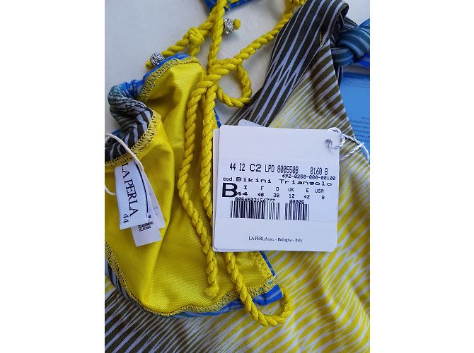 La Perla Badeanzug Blau Gelb Polyamid Größe 44 - Ansicht 4