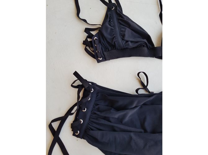 La Perla Badeanzug Jean Paul Gaultier Schwarz Größe 42 - Ansicht 2