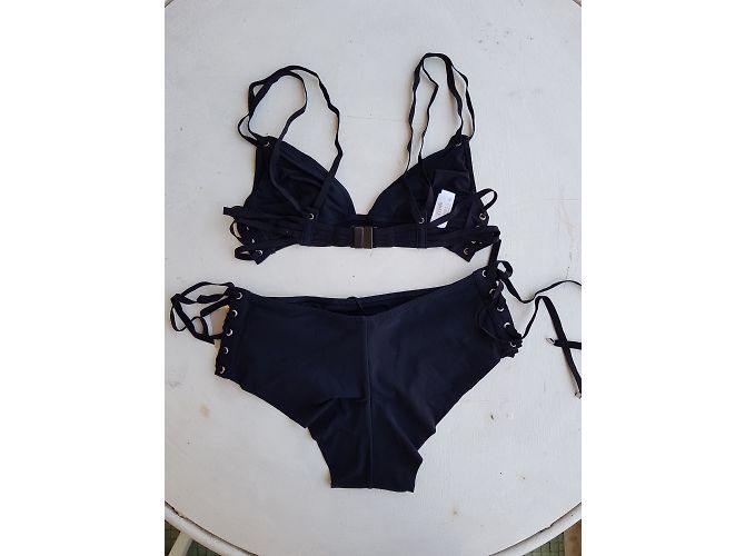 La Perla Badeanzug Jean Paul Gaultier Schwarz Größe 42 - Ansicht 3