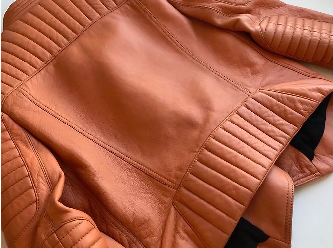 Balmain Quilted leather biker jacket - view 12