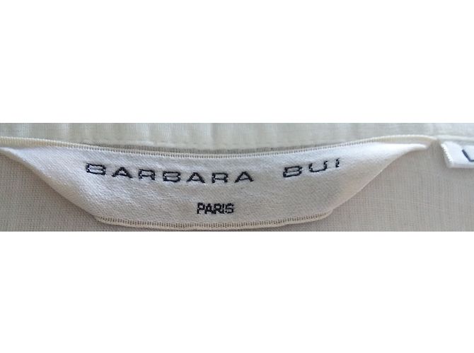 Camicia Barbara Bui Bianca in Voile di Cotone a Maniche Lunghe Bianco - vista 3