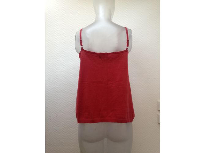 Canotta Pablo De Gerard Darel Cotone Cashmere Rosso Arancio Arancione - vista 5