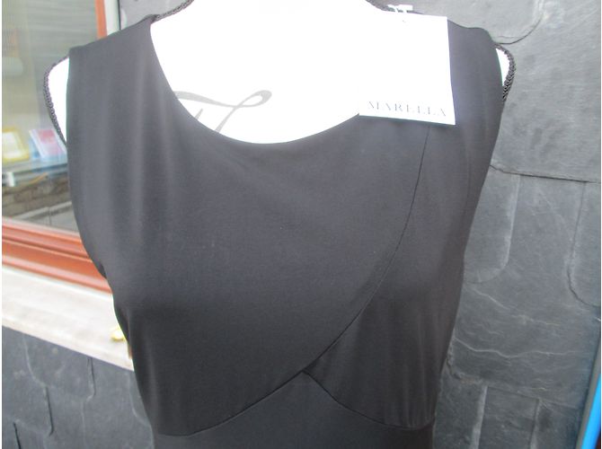 Marella Kleid Schwarz Asymmetrisch XL - Ansicht 4