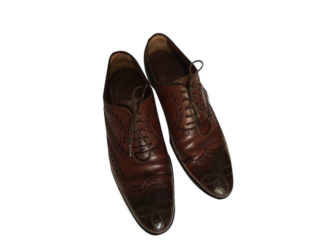 Louis Vuitton Wingtip Schnürschuhe Braun - Ansicht 2