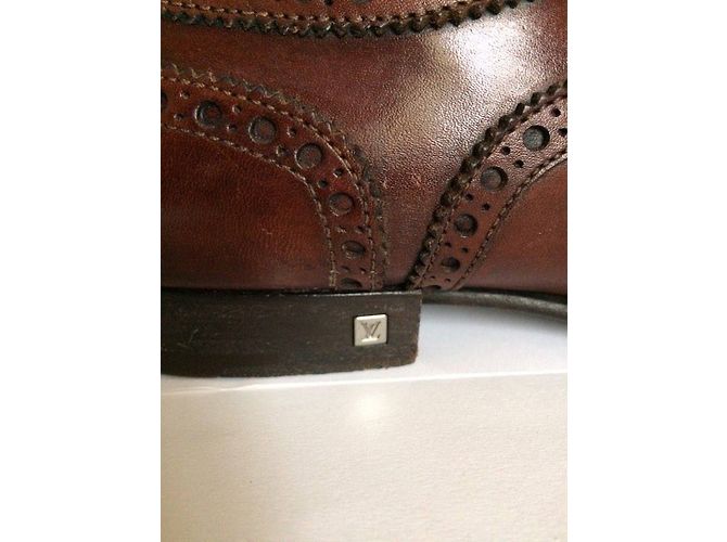 Louis Vuitton Wingtip Schnürschuhe Braun - Ansicht 4