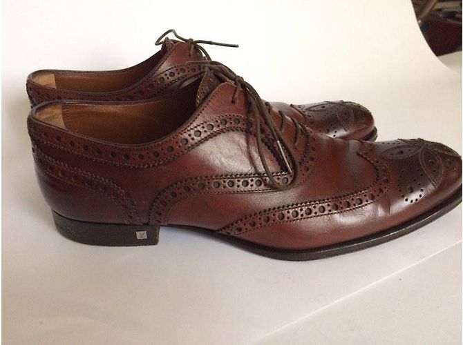 Louis Vuitton Wingtip Schnürschuhe Braun - Ansicht 6