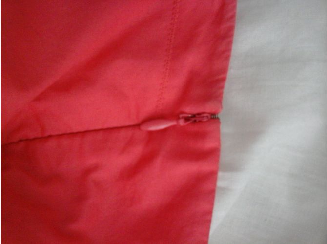 Vestido Karen Millen de encaje y algodón coral - vista 6