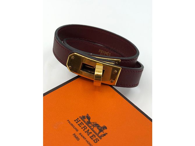Hermès Pulsera de kelly Burdeos - vista 3