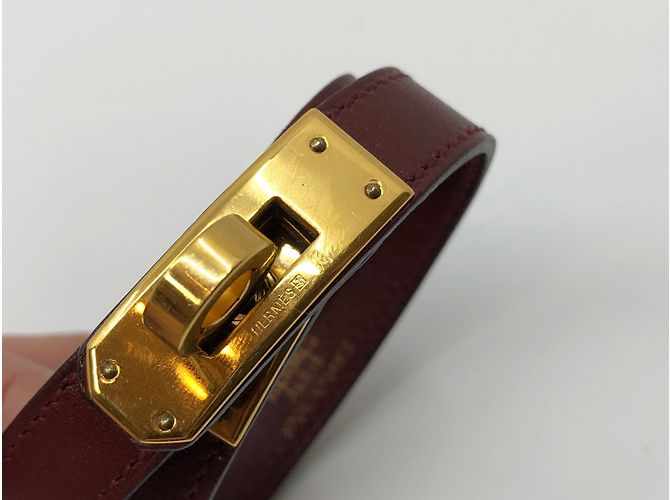 Hermès Pulsera de kelly Burdeos - vista 4