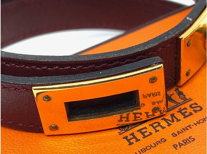 Hermès Pulsera de kelly Burdeos - vista 7