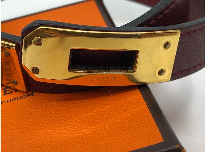Hermès Pulsera de kelly Burdeos - vista 8