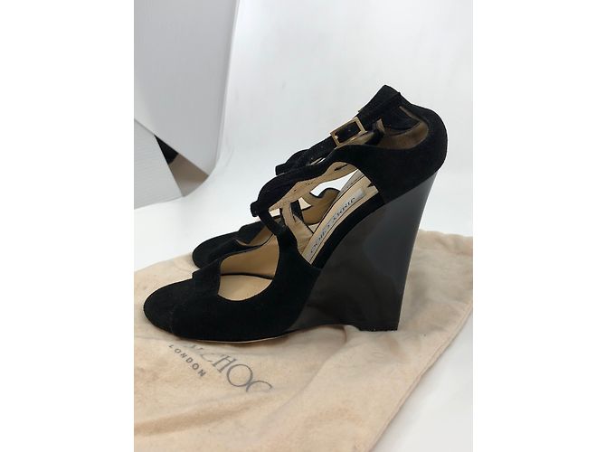 Jimmy Choo Sandali con zeppa - vista 4