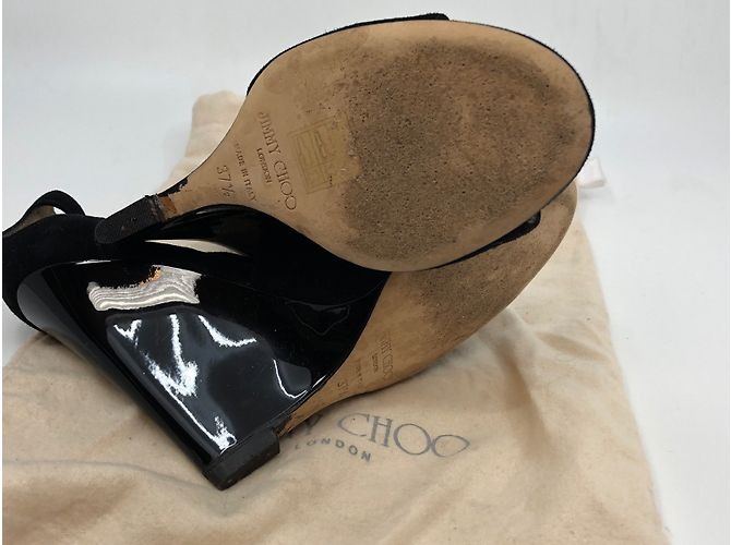 Jimmy Choo Sandali con zeppa - vista 7