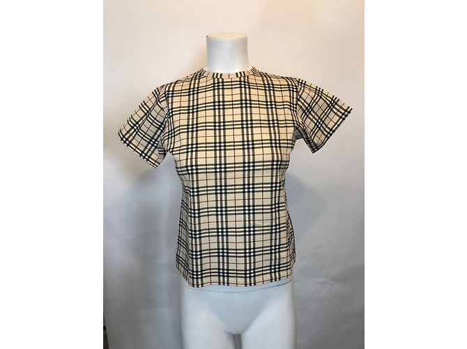Camiseta Burberry de algodón beige M - vista 2