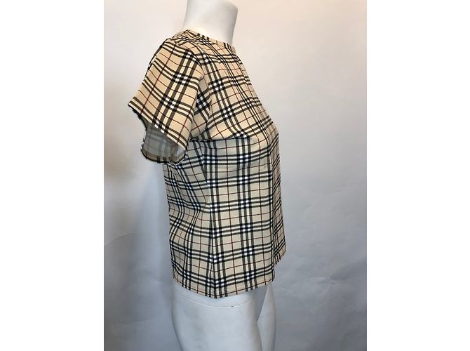 Camiseta Burberry de algodón beige M - vista 3