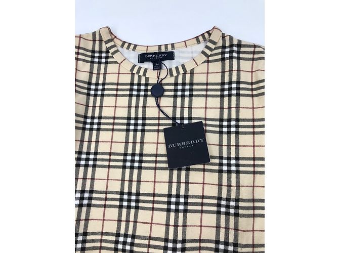 Camiseta Burberry de algodón beige M - vista 9