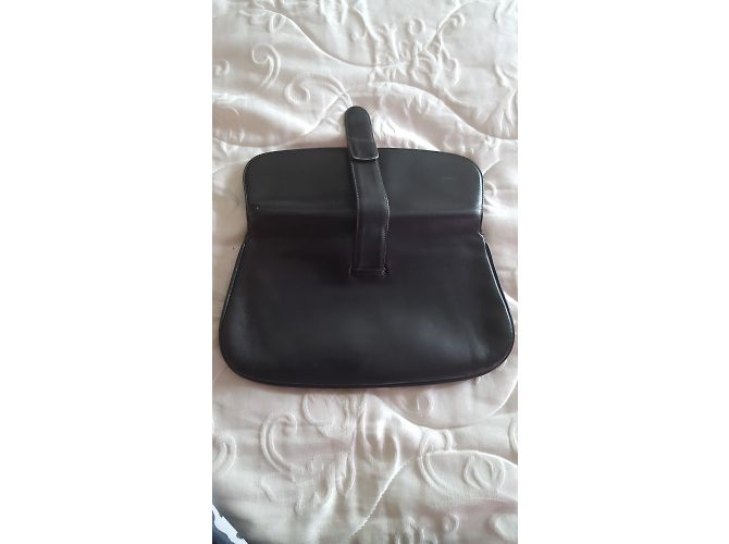 Pochette Gucci in pelle nera Nero - vista 3