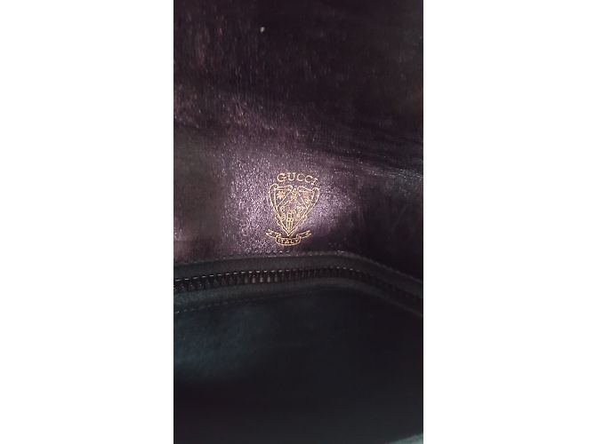 Pochette Gucci in pelle nera Nero - vista 6