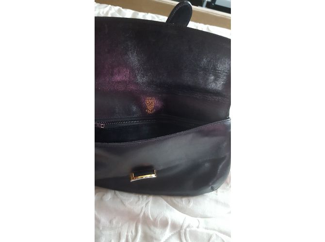 Pochette Gucci in pelle nera Nero - vista 7