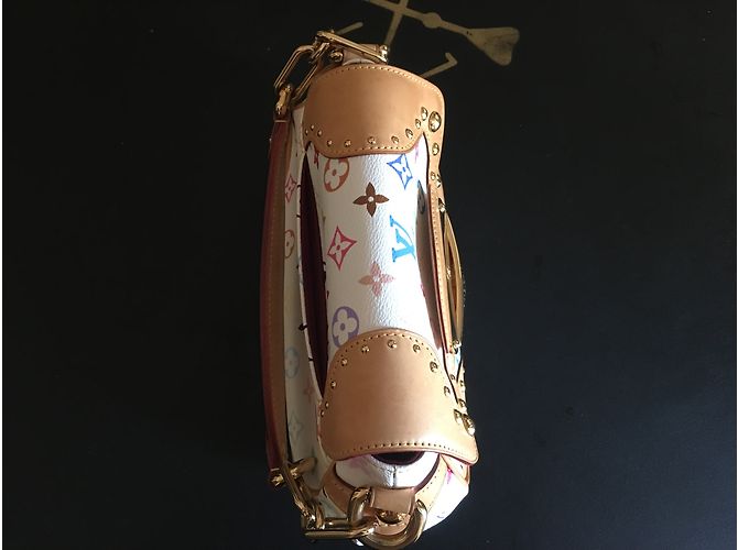 Louis Vuitton Sac à main Maryline Blanc Multicolore - vue 3