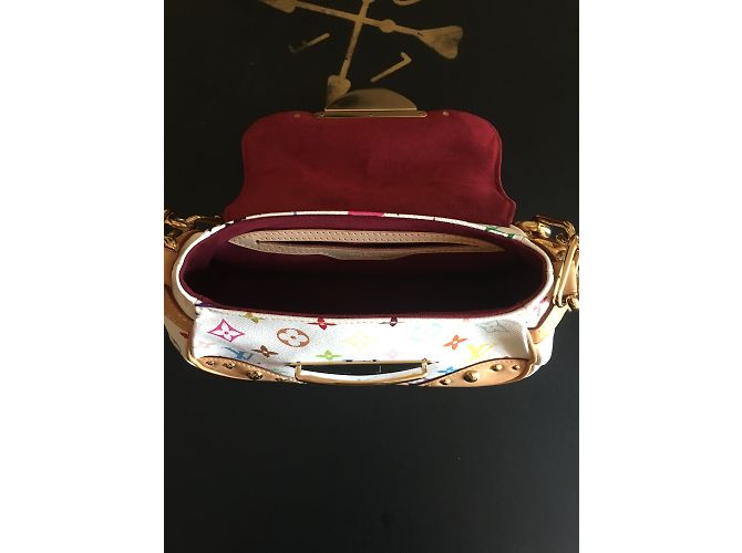 Louis Vuitton Sac à main Maryline Blanc Multicolore - vue 4