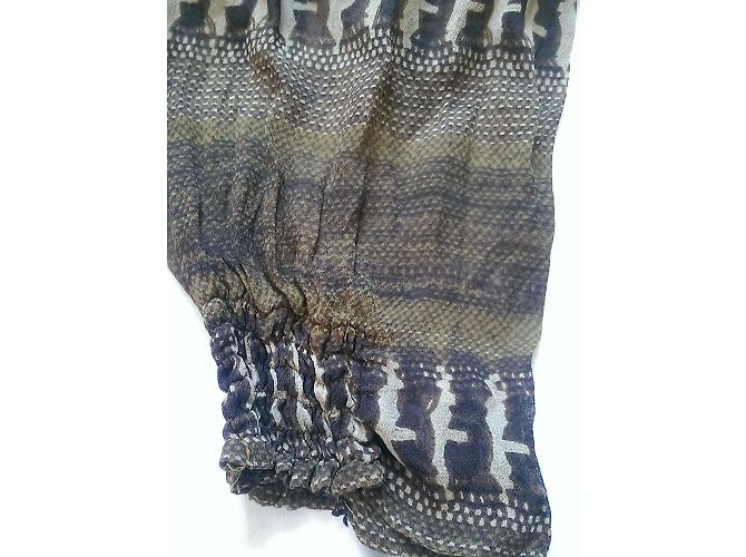 Camicetta di seta Diane Von Furstenberg Marrone Khaki Cachi - vista 4