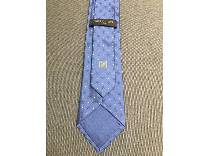 Louis Vuitton Cravates Bleu - vue 2