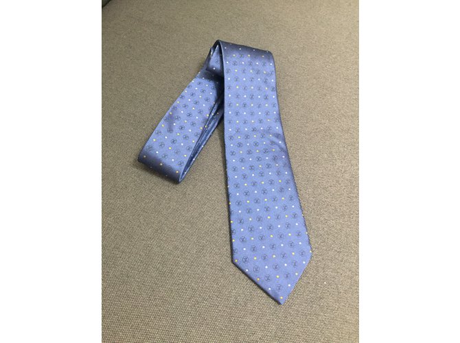 Louis Vuitton Cravates Bleu - vue 5