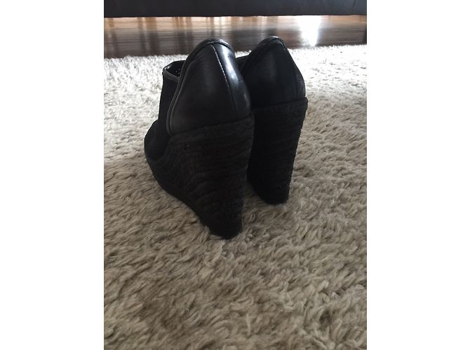 Espadrillas The Kooples in pelle nera Nero - vista 2