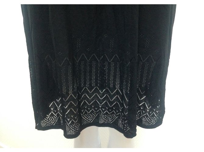 Gerard Darel Schwarzes langes Sommerkleid - Ansicht 2