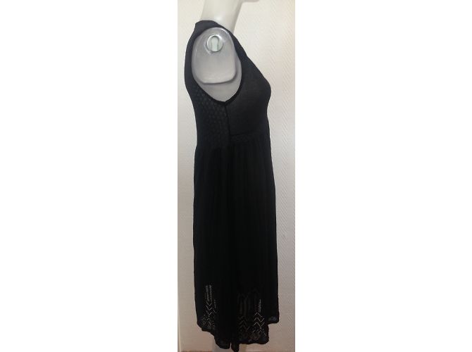 Gerard Darel Schwarzes langes Sommerkleid - Ansicht 3