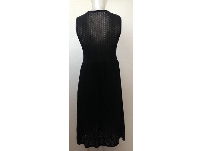 Gerard Darel Schwarzes langes Sommerkleid - Ansicht 4