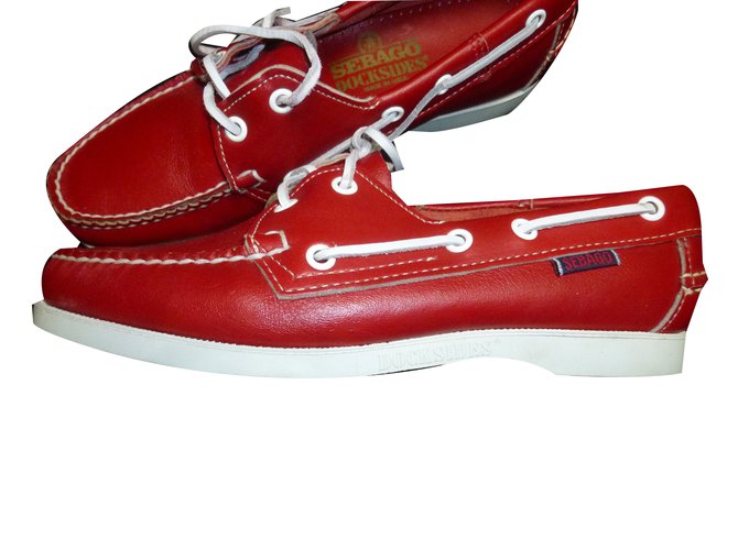 Sebago ballerine Rosso - vista 2