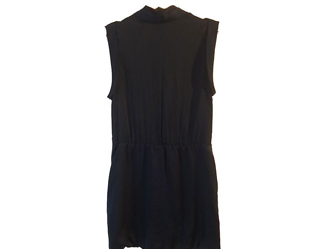 Vestido sin mangas Armani Exchange de algodón azul marino - vista 2