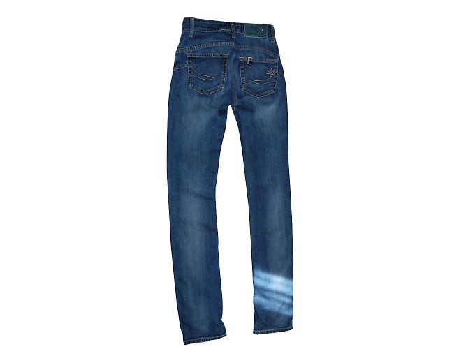 Jeans Liu.Jo Bottom Up Blu Cotone - vista 2
