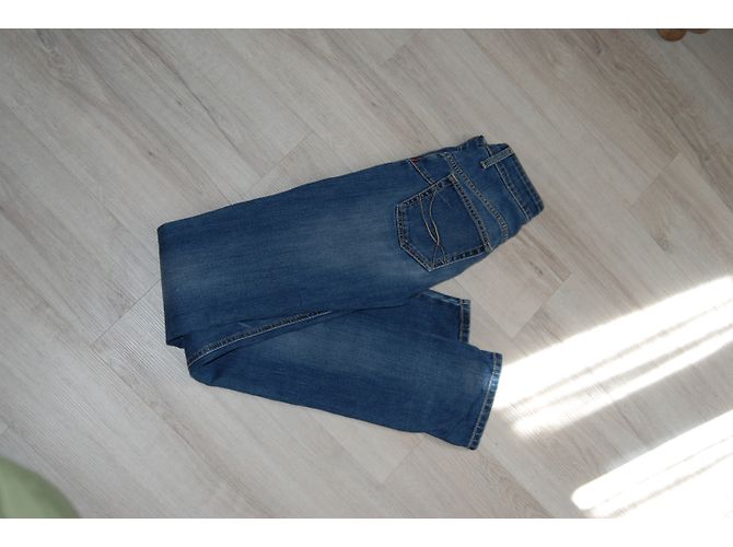 Jeans Liu.Jo Bottom Up Blu Cotone - vista 4