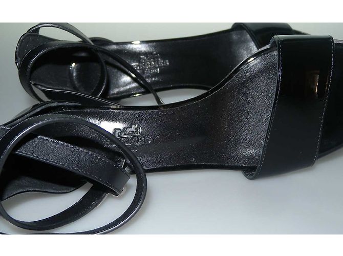 Kelly Hermès Sandalen Schwarz - Ansicht 7