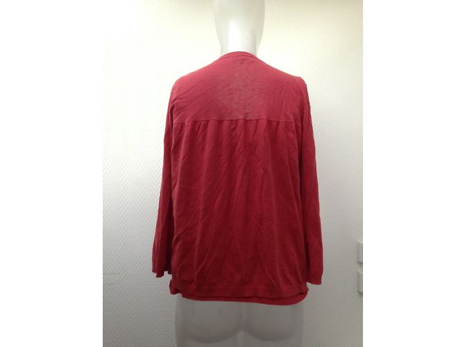 Strickjacke Pablo De Gerard Darel Rosa Rot Baumwolle Kaschmir Pink - Ansicht 2