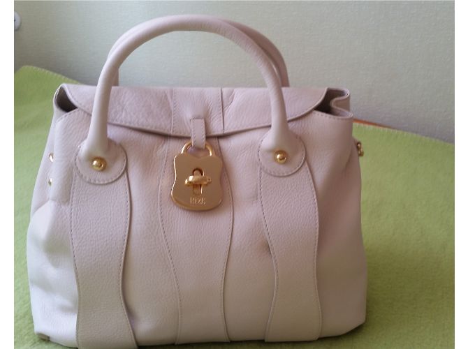 Autre Marque RI2K London Ledertasche Beige - Ansicht 2