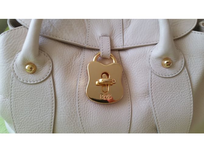 Autre Marque RI2K London Ledertasche Beige - Ansicht 3