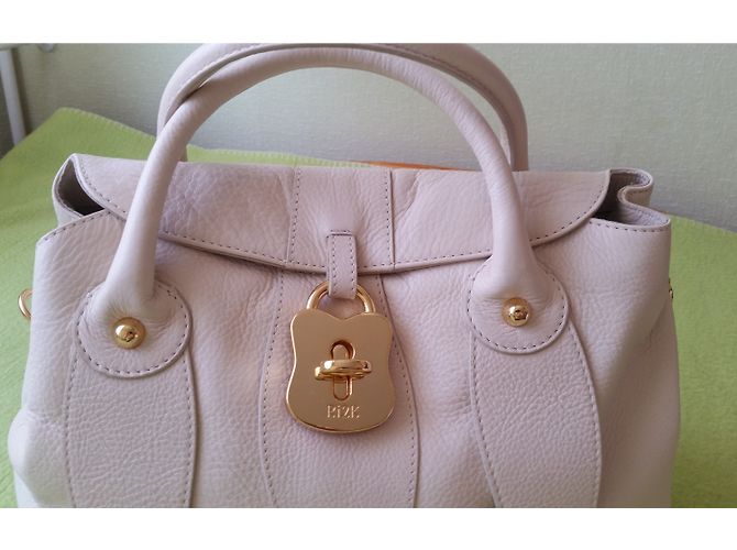Autre Marque RI2K London Ledertasche Beige - Ansicht 4