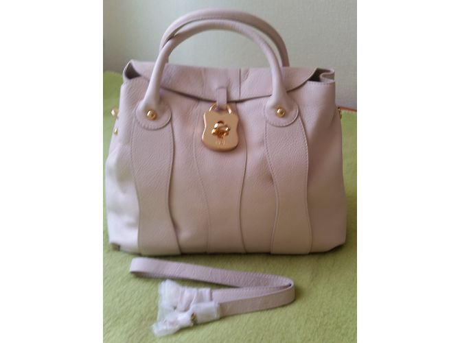 Autre Marque RI2K London Ledertasche Beige - Ansicht 6