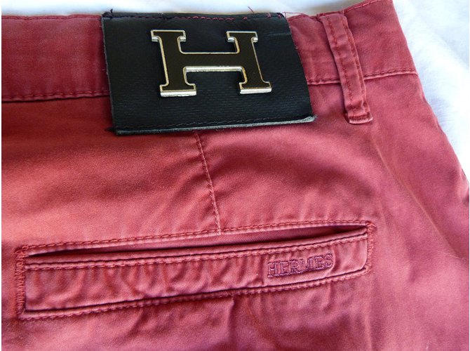 Hermès Pantaloni Rosso - vista 3