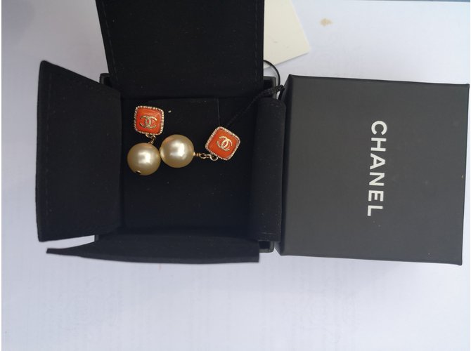 Chanel Ohrringe Golden Orange - Ansicht 3