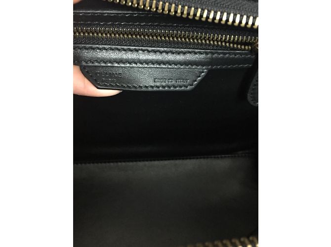 Borsa a mano Céline Micro Luggage Arancio in Pitone Arancione - vista 5