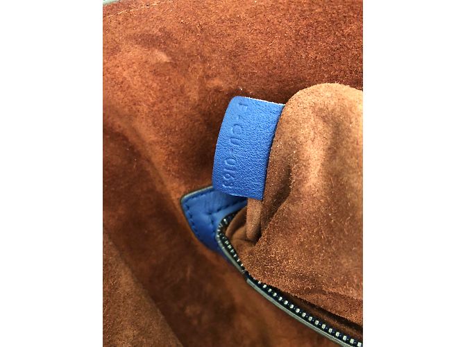 Céline Luggage Phantom Leather Bag Indigo - view 4